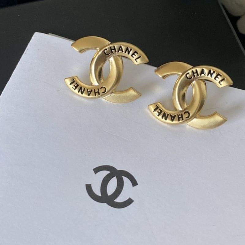 Boucles d'oreilles Chanel Lettre Bijoux