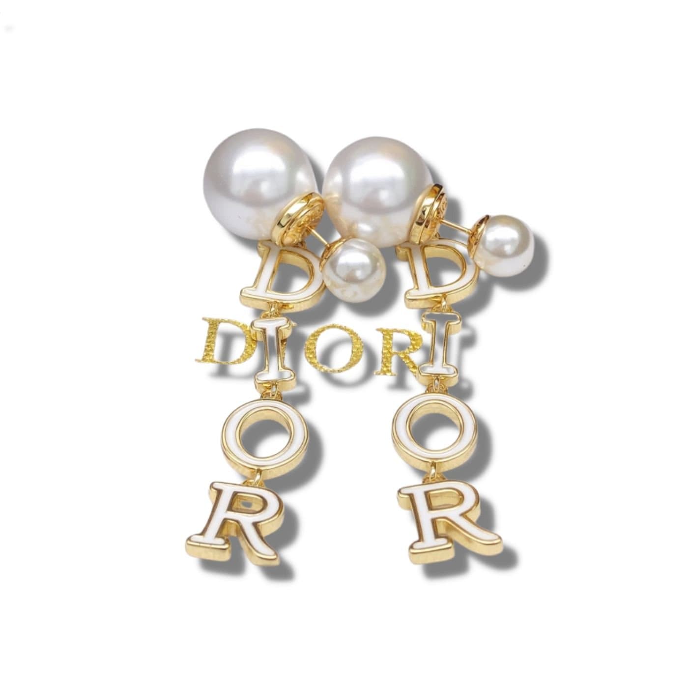 Boucles d'oreilles Dior Automne 21 en or pour femme - Bijoux