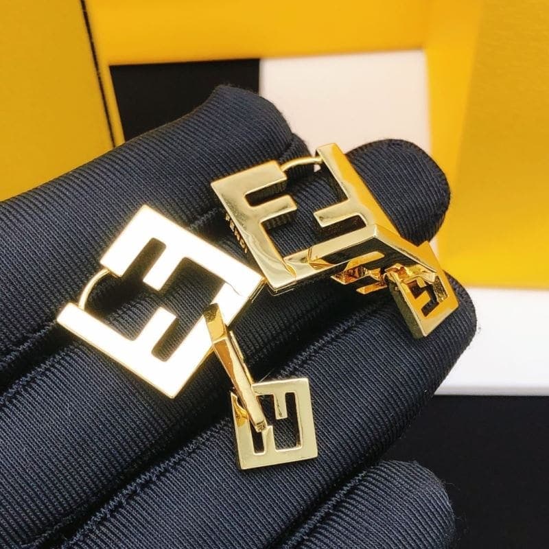 Boucles d'oreilles Fendi Irregular