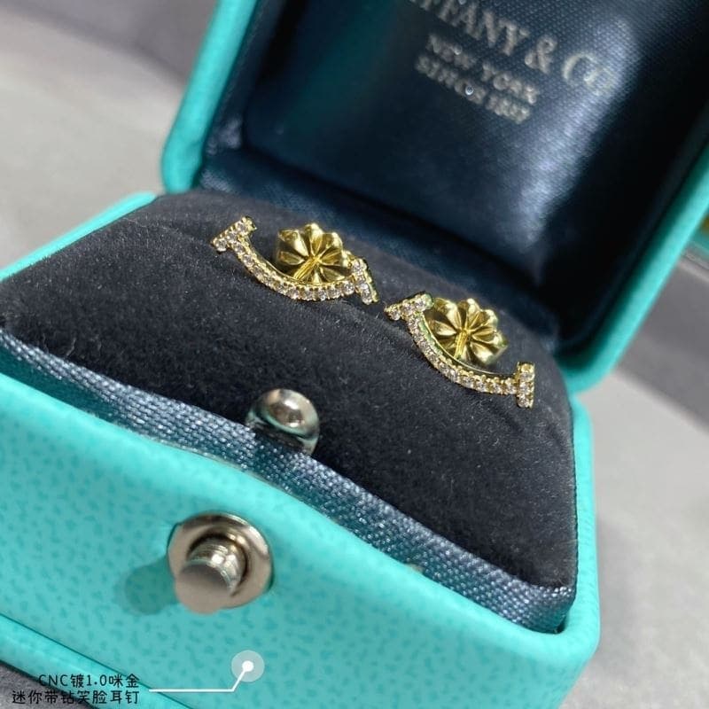 Boucles d'oreilles en diamant Tiffany