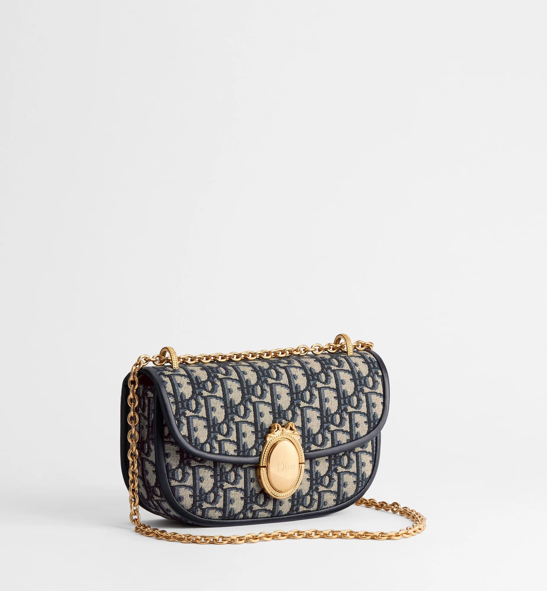 Sac à rabat Dior Médaillon Small à chaîne