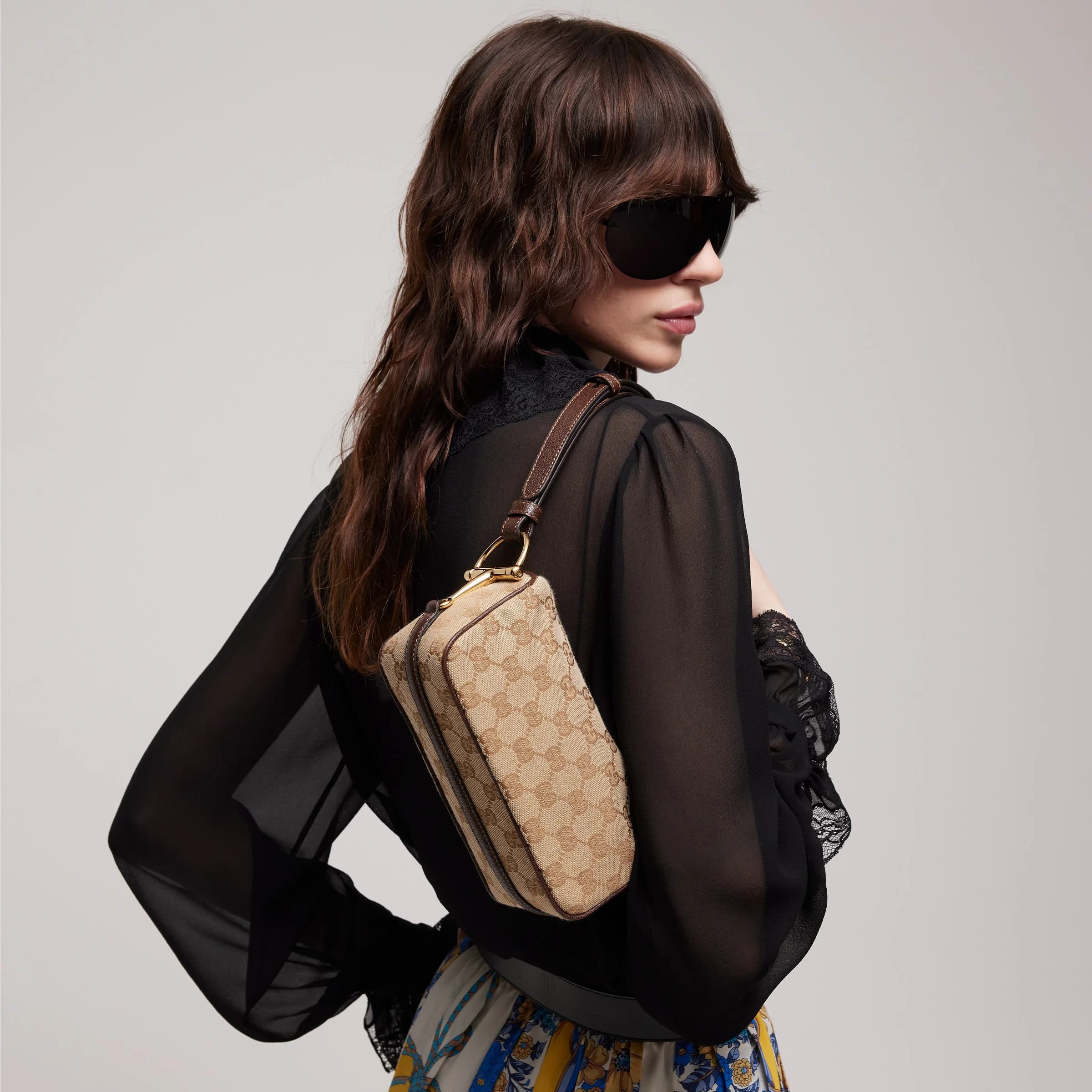 Mini sac Gucci Half Horsebit