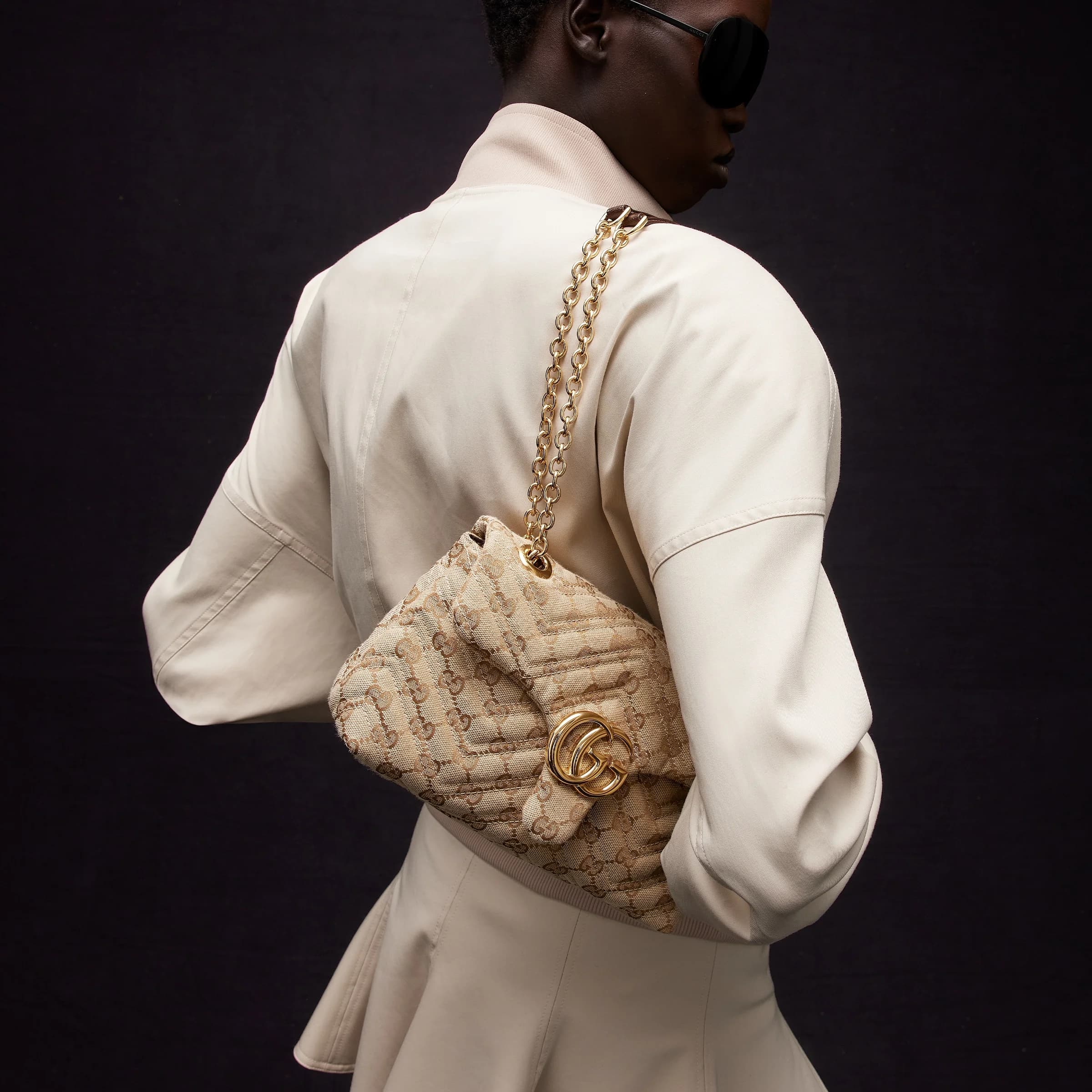 Sac à épaule GG Marmont petit format