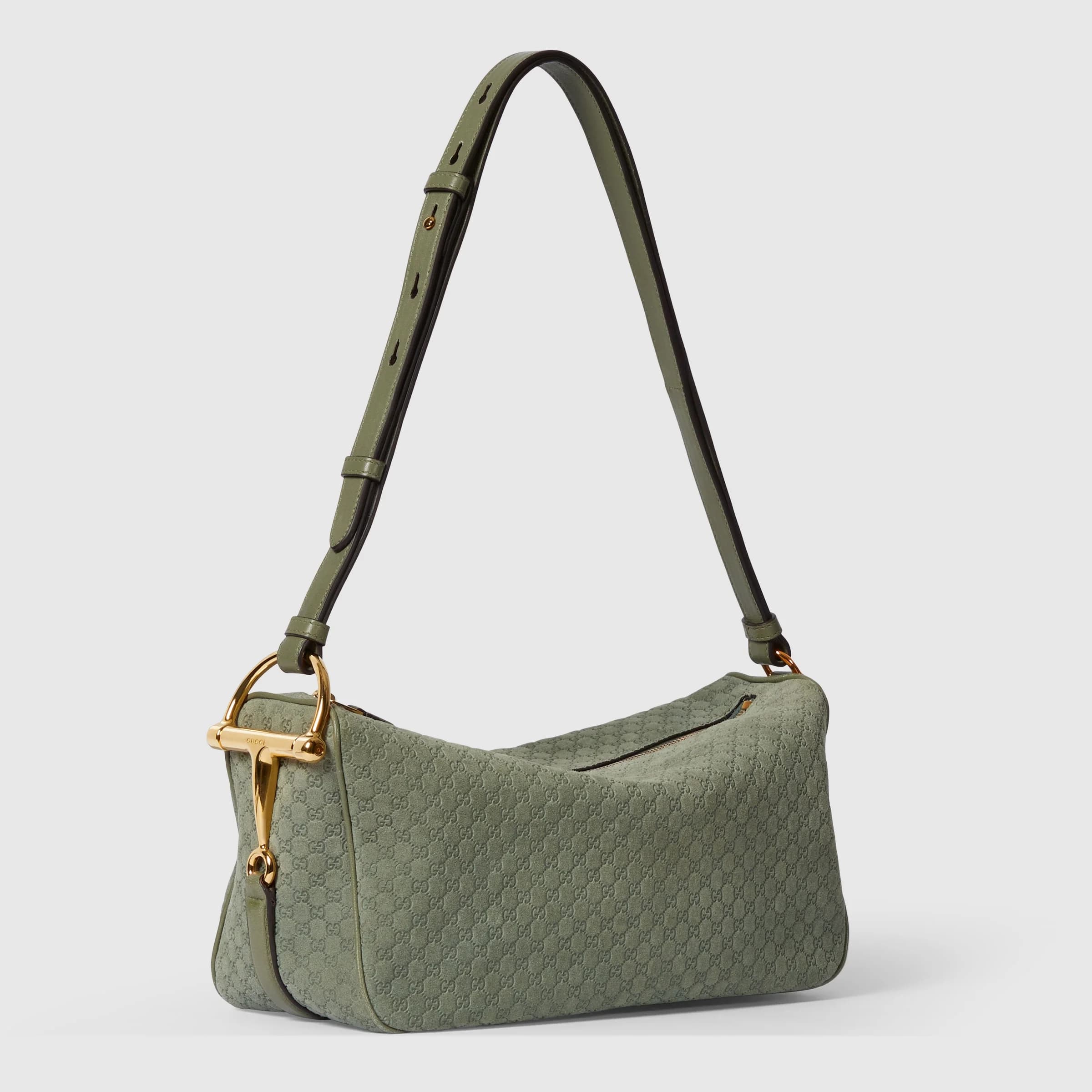 Sac à épaule Gucci Half Horsebit moyen format