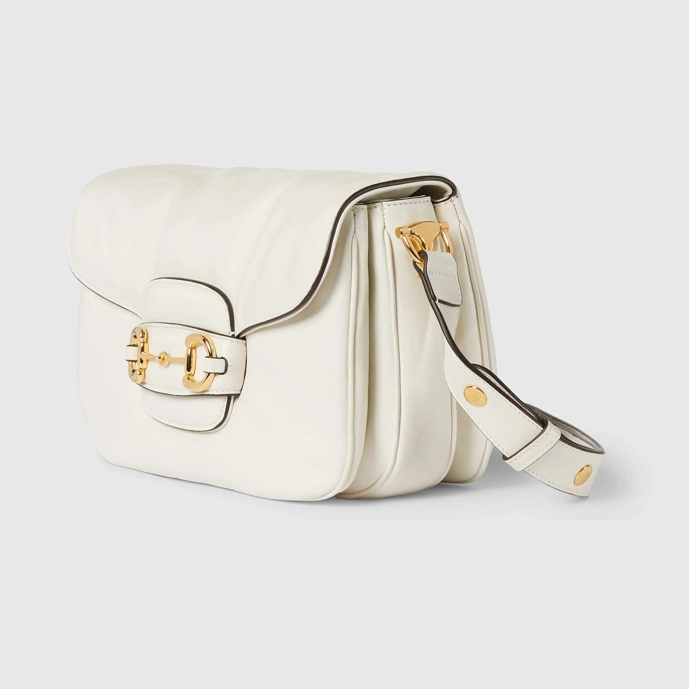 Sac à épaule Gucci Horsebit 1955 Aura petit format