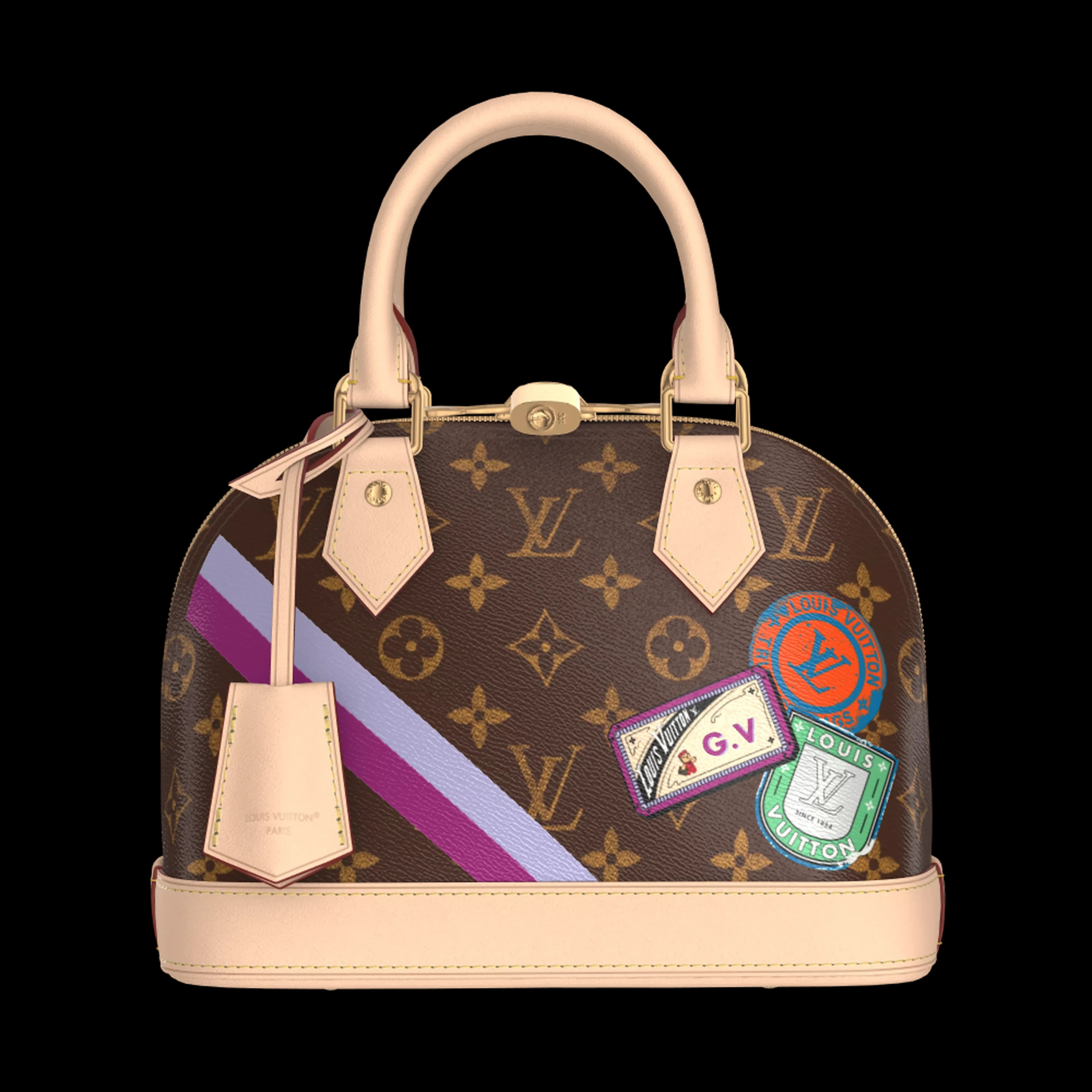 Sac Alma BB Mon Monogram