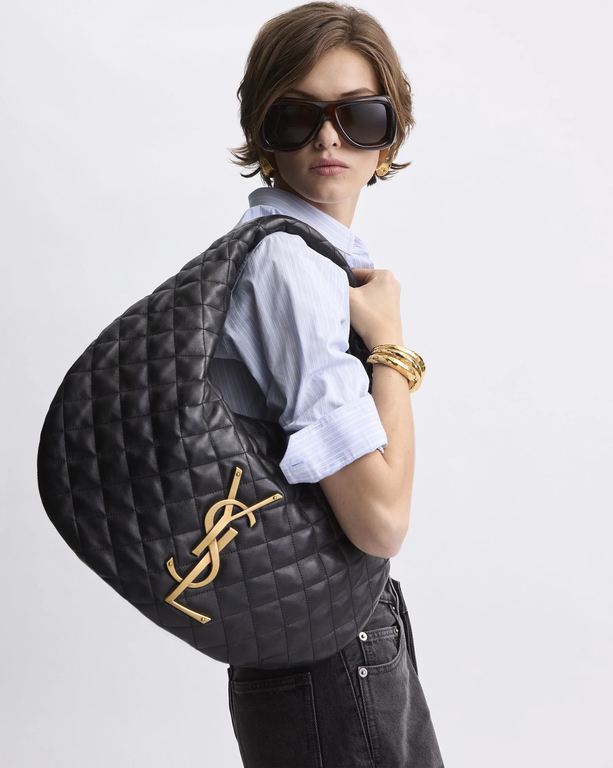 ICARE HOBO EN CUIR NAPPA MATELASSÉ