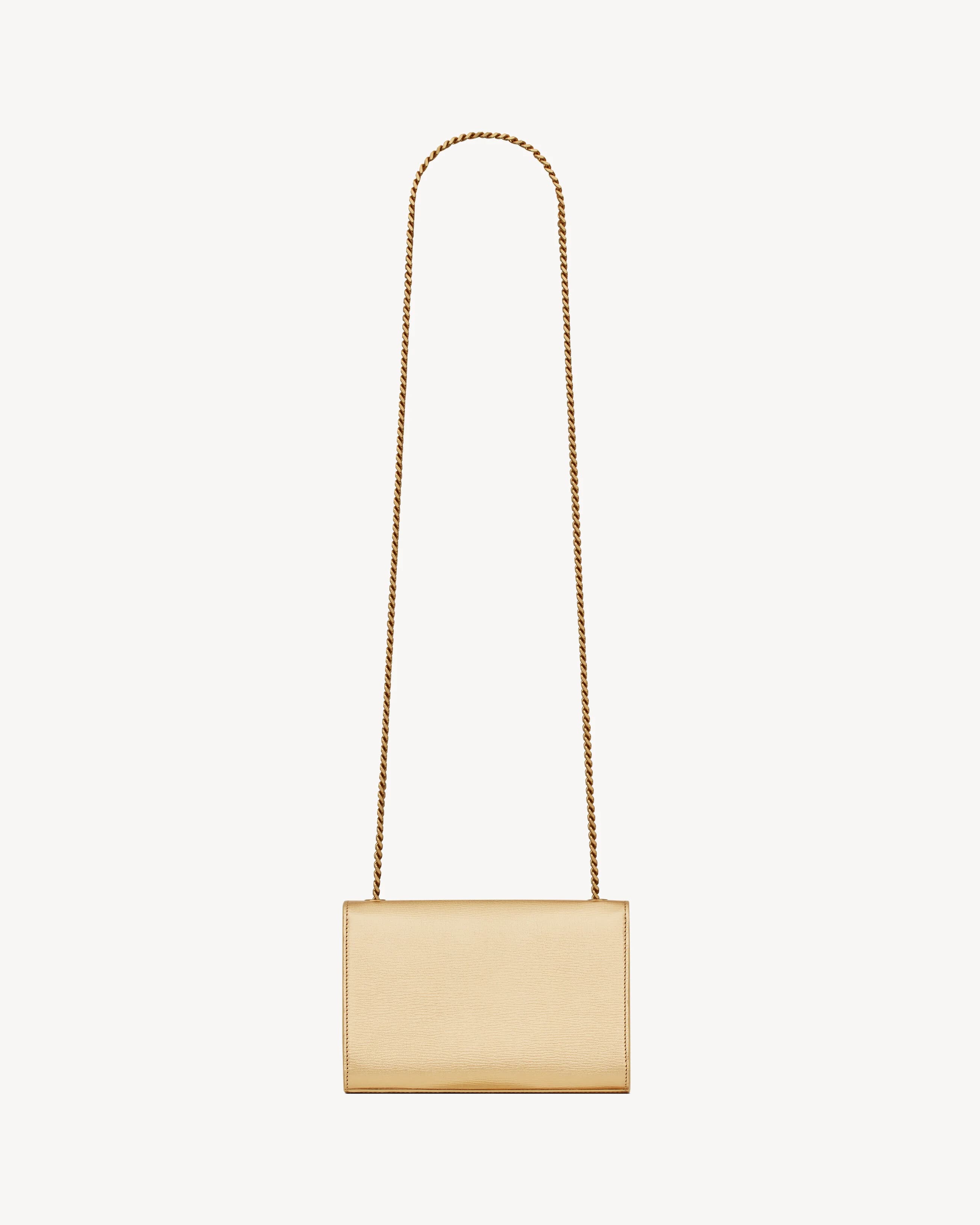 KATE SMALL EN CUIR MÉTALLISÉ