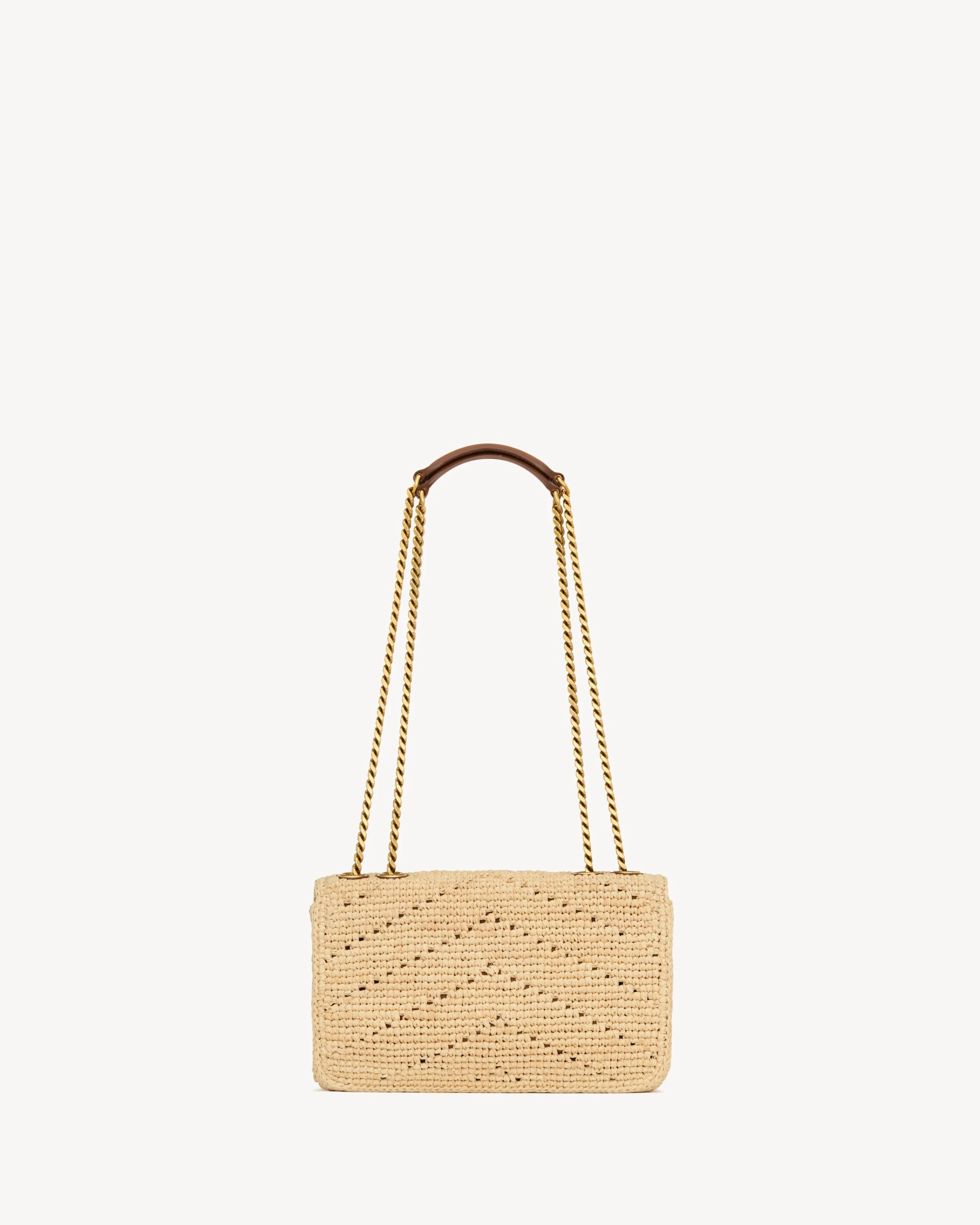 LOULOU SMALL EN RAPHIA