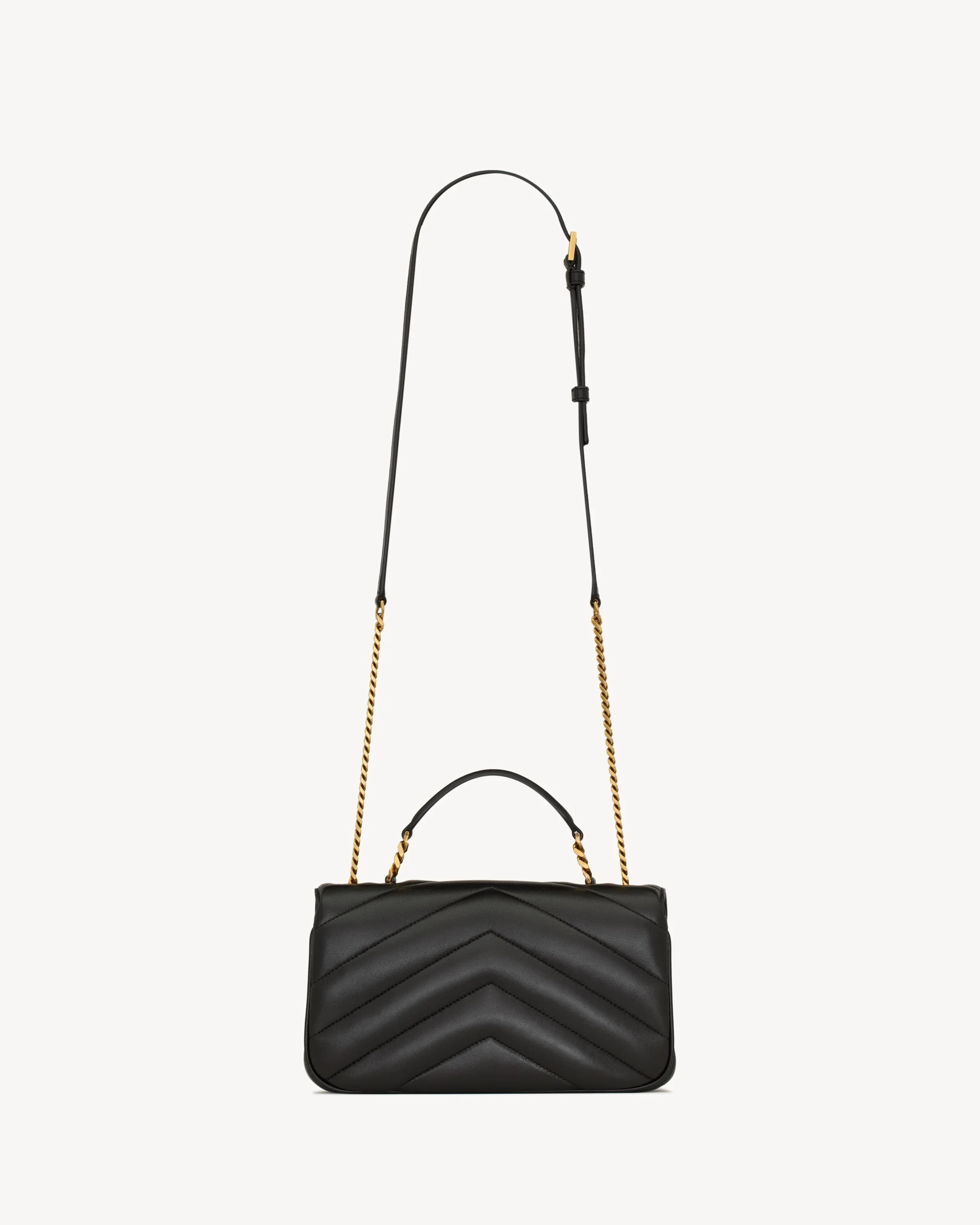LOULOU TOP HANDLE EN CUIR MATELASSÉ