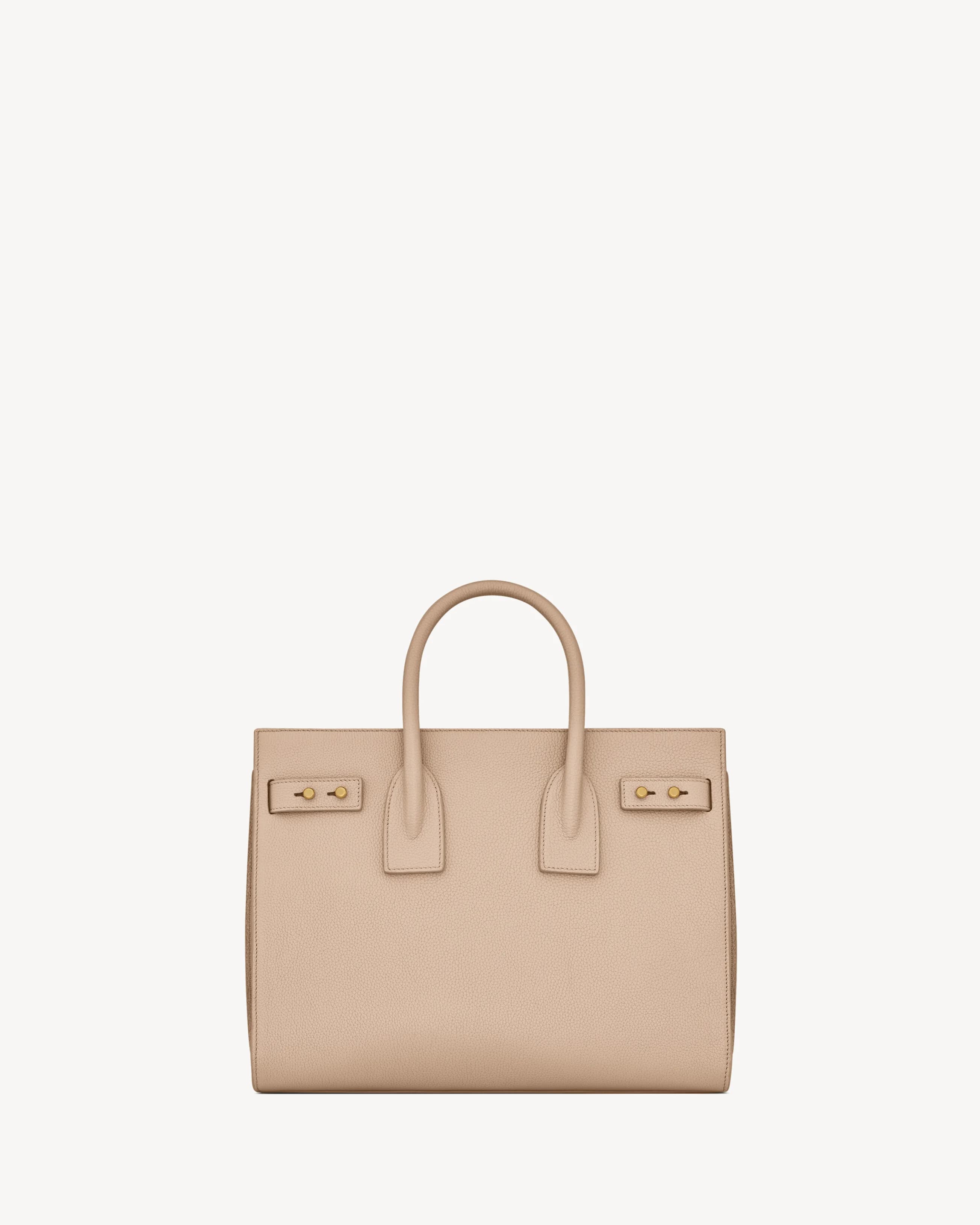 SAC DE JOUR SOUPLE EN CUIR GRAINÉ - SMALL