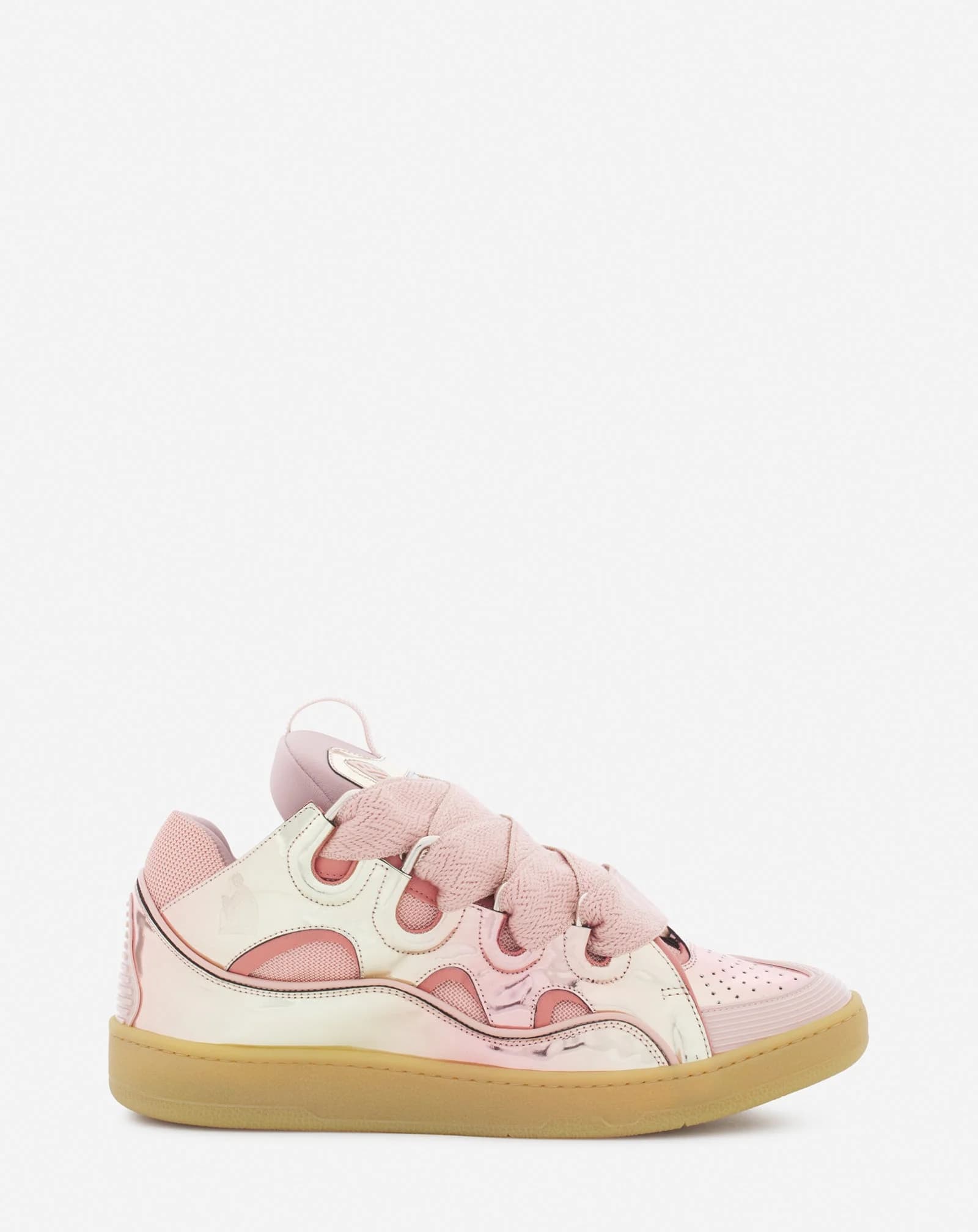 Lanvin Curb in Metallic Pink — vue 1