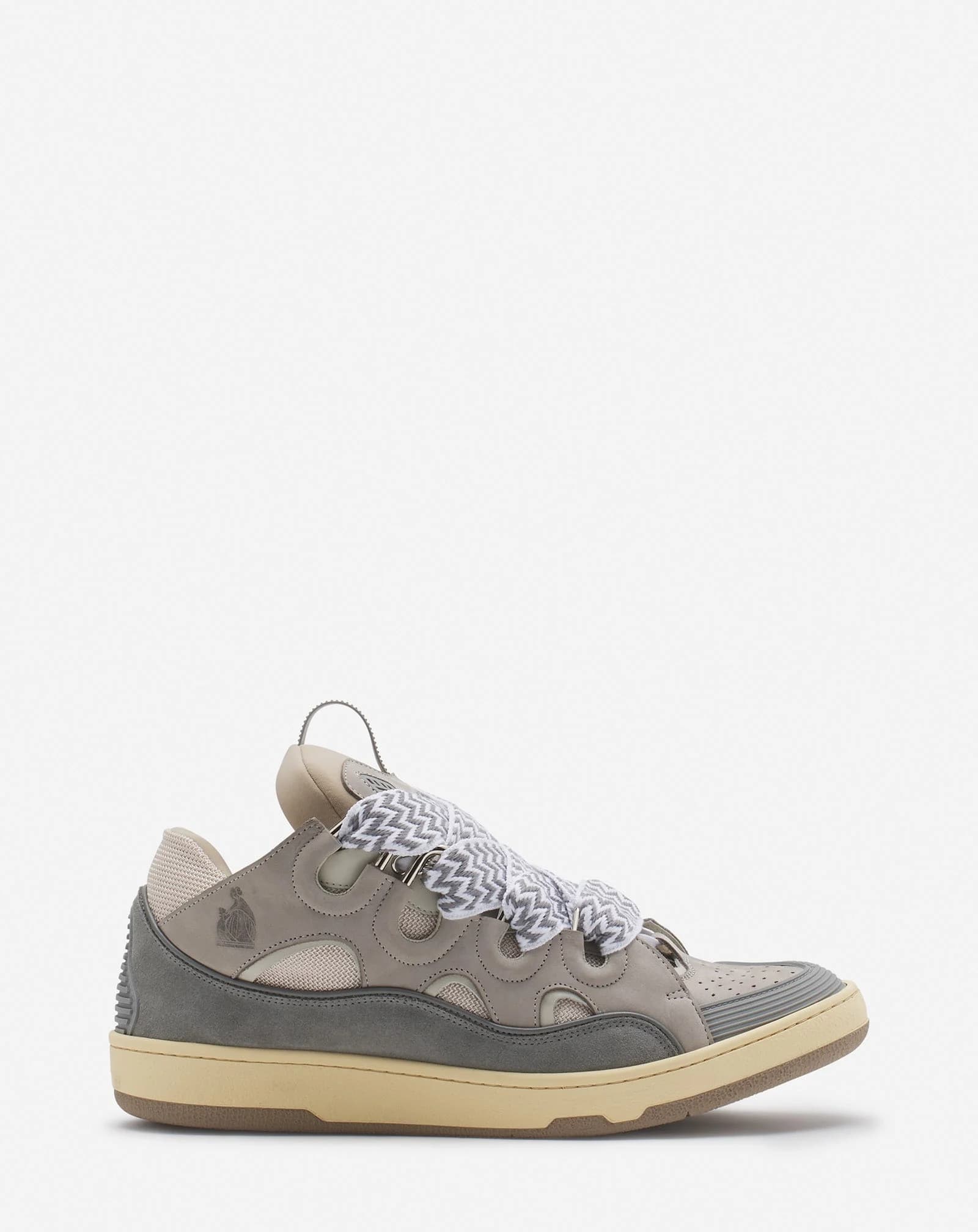 LANVIN LEATHER CURB GRIS — vue 1