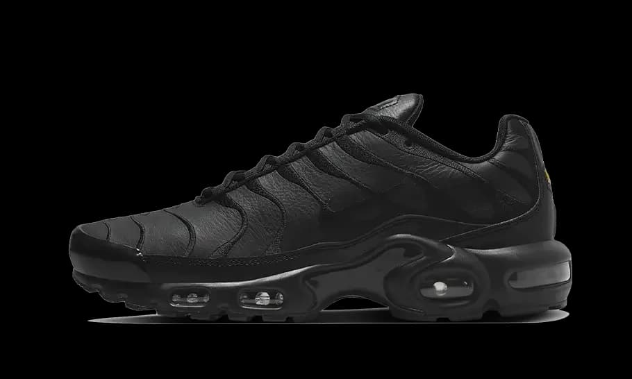 Nike® Air Max Plus Triple Black Leather