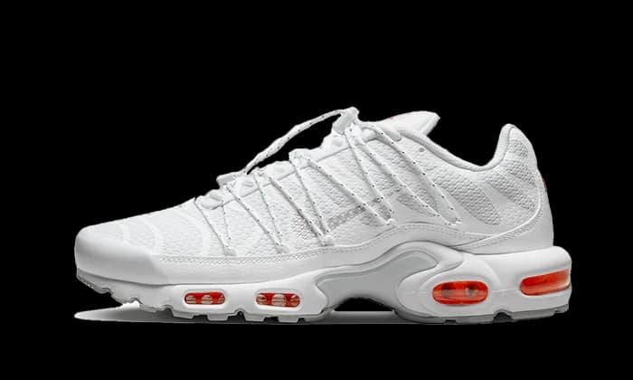 Nike® Air Max Plus Utility White Safety Orange