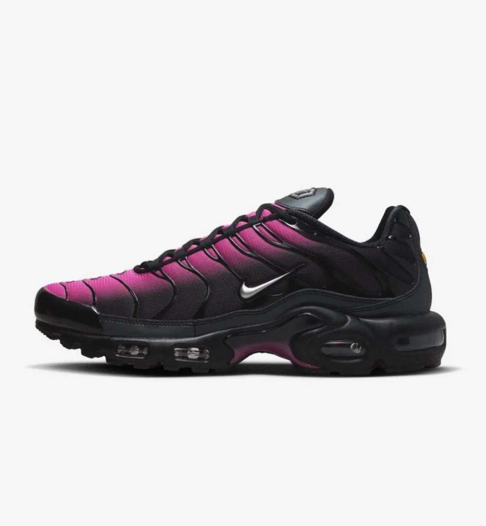 Nike TN Plus Noir/Rose — vue 1