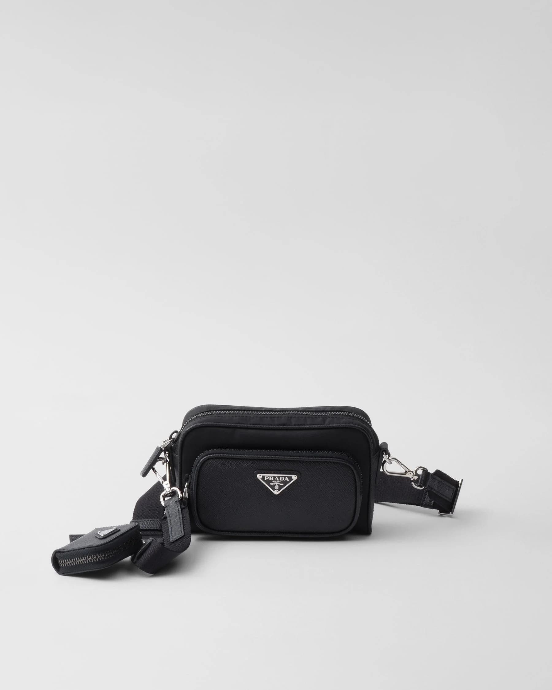 Sac porté épaule en Re-Nylon et cuir Saffiano - #2