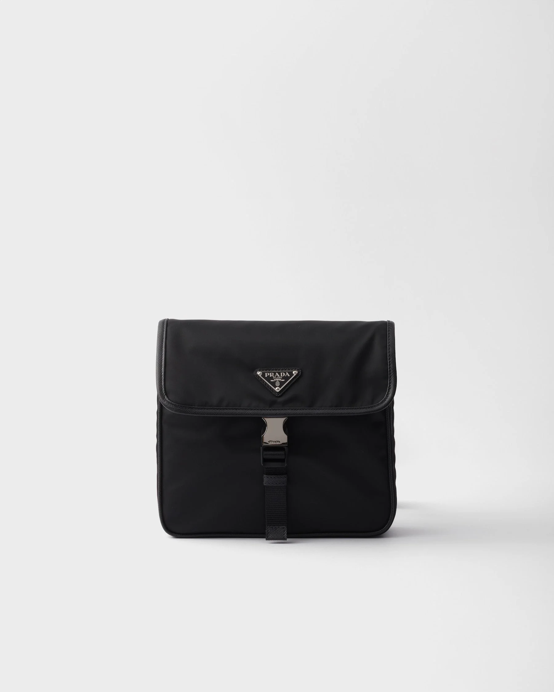 Sac porté épaule en Re-Nylon et cuir Saffiano - #13