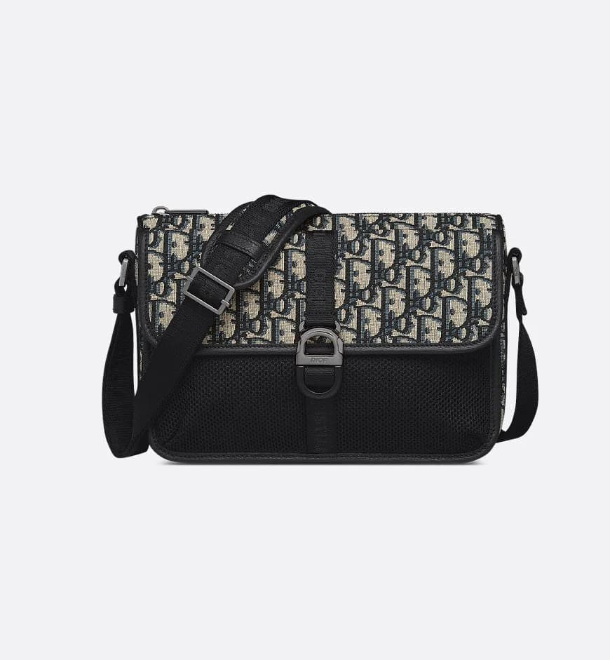 Sac bandoulière Dior 8 Noir et Beige — vue 1
