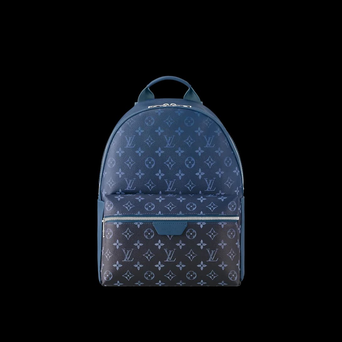 Sac à dos Discovery PM Toile Monogram Bleu et noir — vue 1