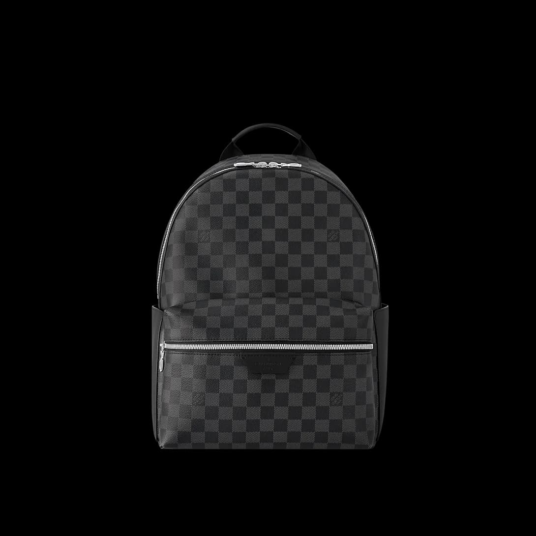 Sac à dos Discovery PM Toile Damier Graphite Noir — vue 1