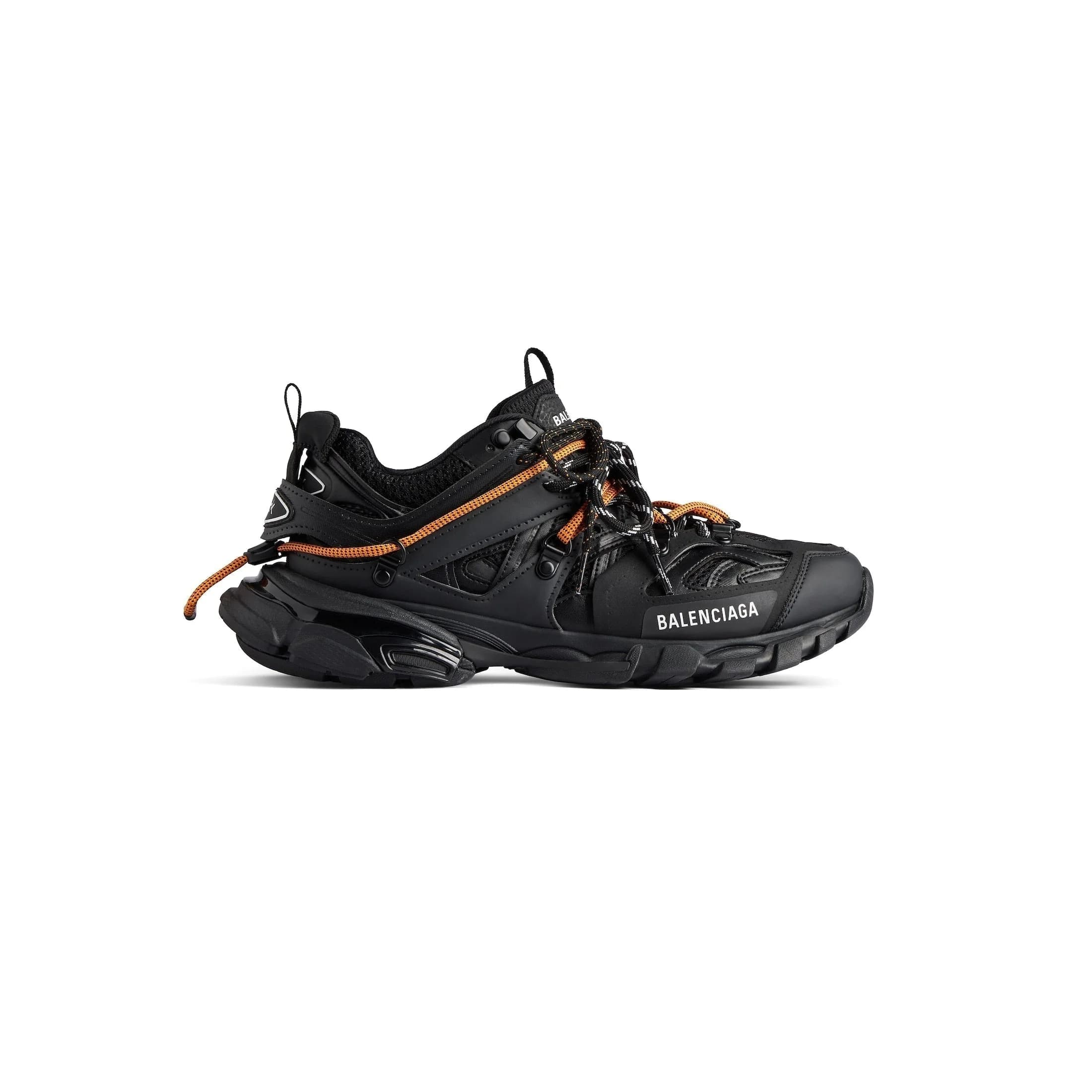 SNEAKER TRACK TRAIL LACES POUR HOMME EN NOIR/ORANGE — vue 1