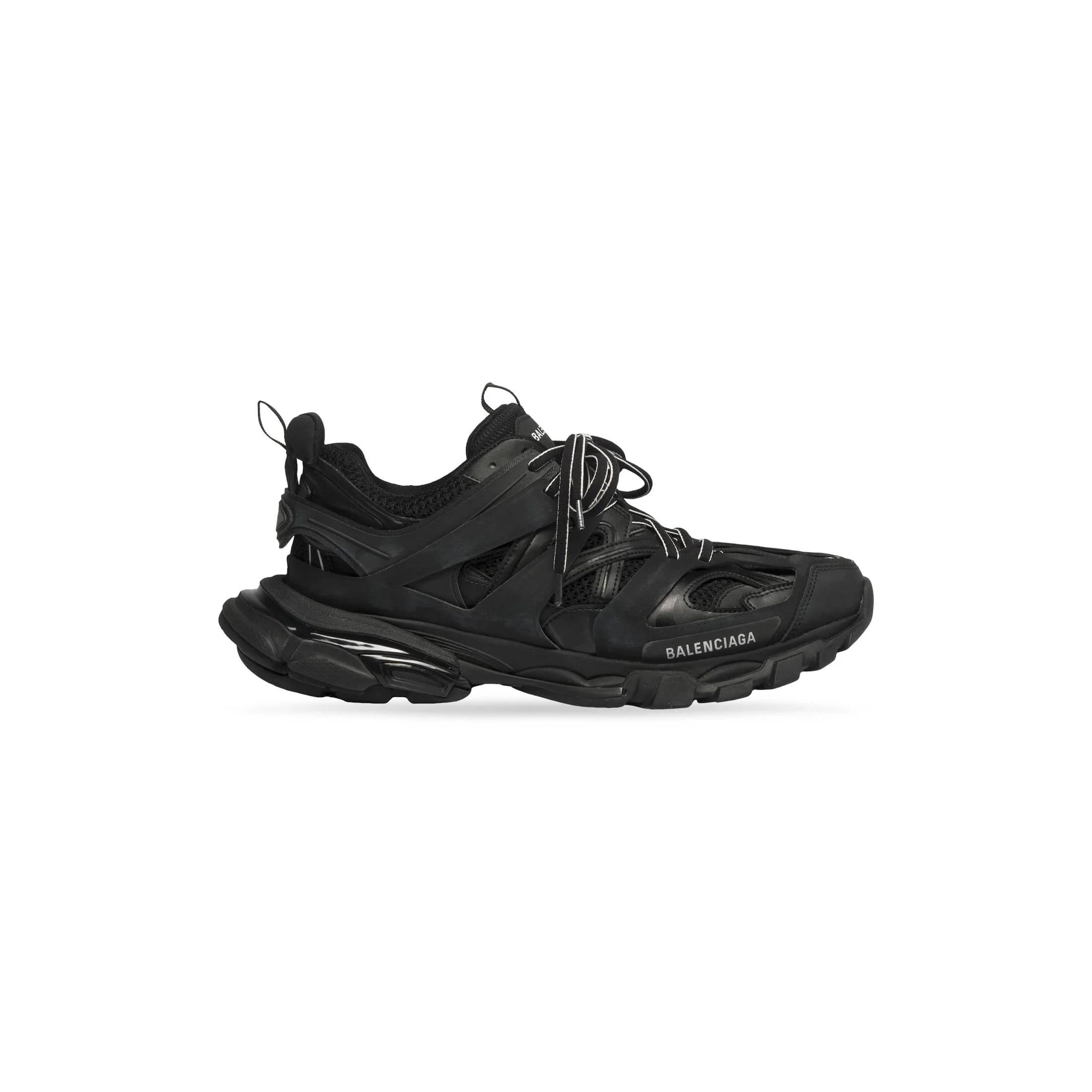 Sneaker Track noire — vue 1