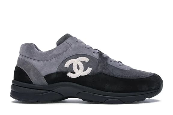 Chanel Baskets basses CC Gris — vue 1