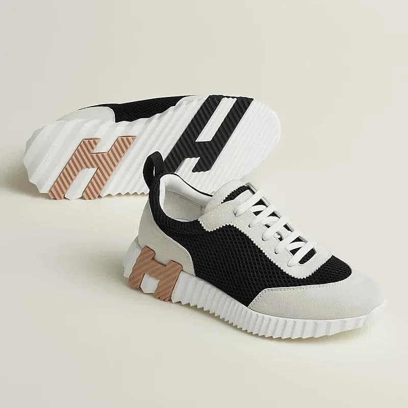 Sneakers Hermès noir / blanc — vue 1