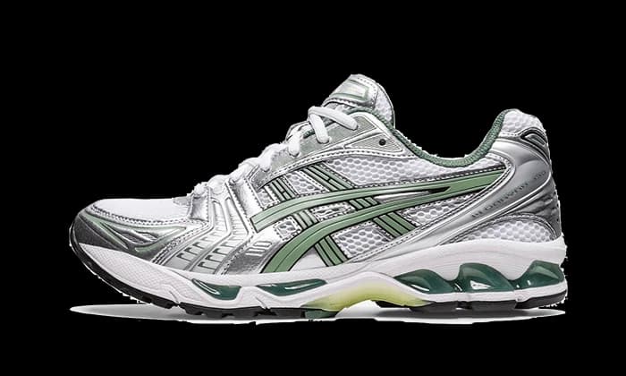 Asics® Gel-Kayano 14 White Pure Silver Slate Grey — vue 1