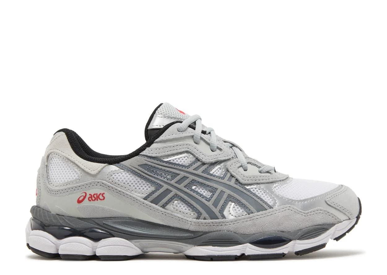 Asics Gel-NYC White Steel Grey — vue 1