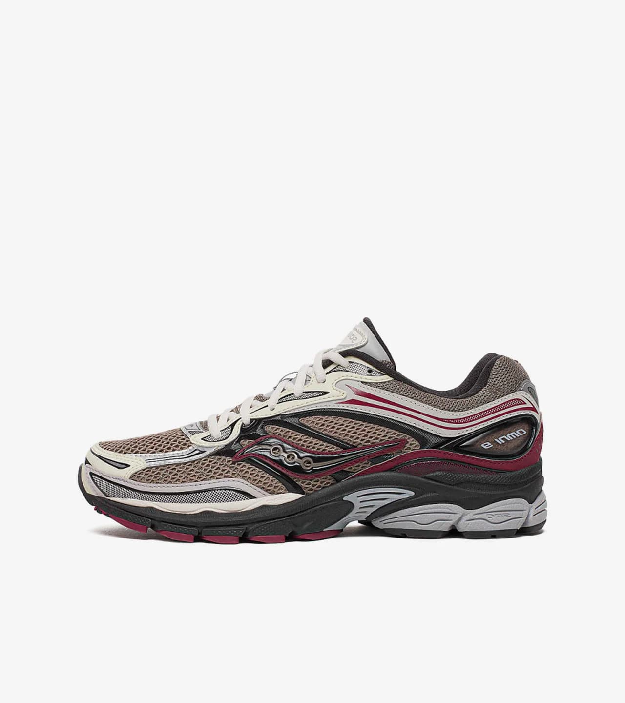 Saucony ProGrid Omni 9 Tomorrow, Meet Yesterday Pack Tan Maroon — vue 1