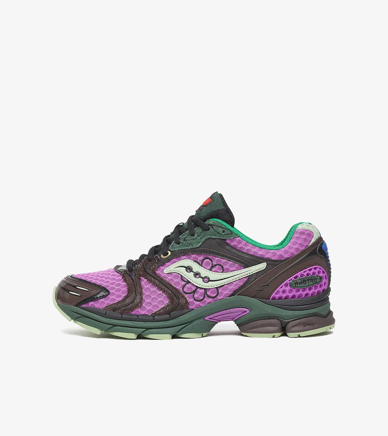 Saucony ProGrid Triumph 4 Jae Tips Flowers Grow Uptown Perilla — vue 1